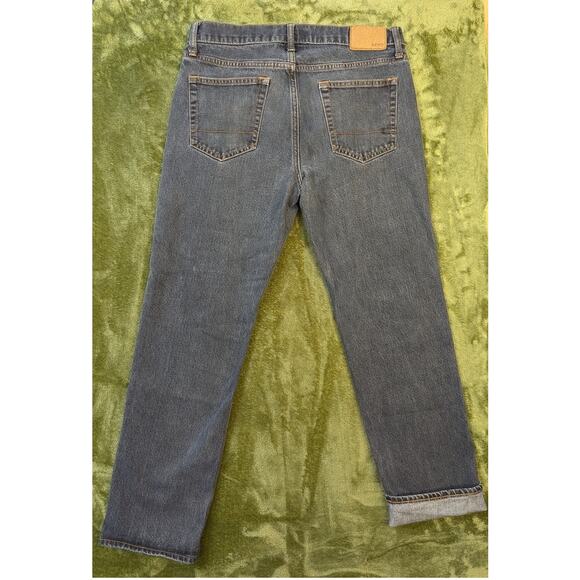 Aeropostale Straight Leg Mid Rise Denim Jeans Cotton Blend 31 x 30 Preppy Street - Picture 3 of 11